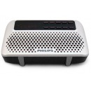 飞利浦(PHILIPS) SBM120 SLV 插卡音箱 便携小音响 FM收音机 音乐MP3外响播放器 银色