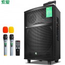 索爱（soaiy）SA-K9 15英寸广场舞音响 蓝牙户外便携式音箱 大功率低音炮扩音器三分频拉杆音箱