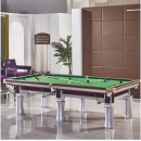 健伦（JEEANLEAN）台球桌 标准成人家用 大圆腿桌球台 大圆腿金色 标准款