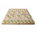 中国象棋木质套装大号木连盘 便携棋盘可折叠实木棋子 直径3.8厘米棋子