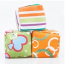 米字熊 儿童沙包 7cm立体沙袋 帆布丢沙包