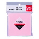 得力（deli）12本彩色便利贴粘性便签纸