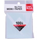 得力（deli）12本彩色便利贴粘性便签纸