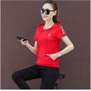 2019新款韩版时尚显瘦夏天连帽短袖裤子休闲两件套