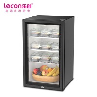 乐创 lecon 商用食品留样柜75L饮料冷柜 台式家用商用冷藏保鲜展示柜 LC-SC-7