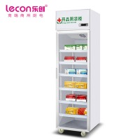 乐创（lecon）商用医药药品柜 单门400升 铝合金门药房药品展示柜 LC-J-YG01