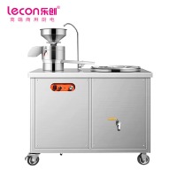 乐创（lecon）商用豆浆机 80L全自动浆渣分离早餐店大型磨浆机 LC-J-DJ02