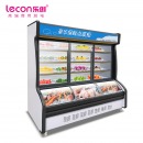 乐创（lecon）工程款麻辣烫点菜柜 果蔬肉类展示冰柜(上冷藏下冷冻)立式冷柜 2.0米双温 LC-J-SW01