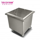 乐创（lecon）商用面粉车 50KG粮食干货面粉储备箱 LC-J-MFC02
